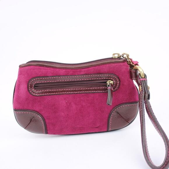 Juicy Couture Y2K Vintage Suede Wristlet - Picture 2 of 6